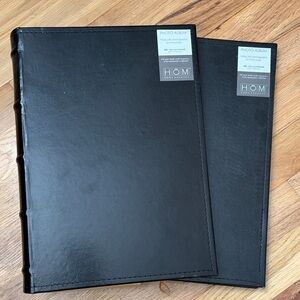 Black Photo Album Set x2